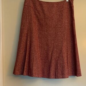 halogen wool-blend skirt